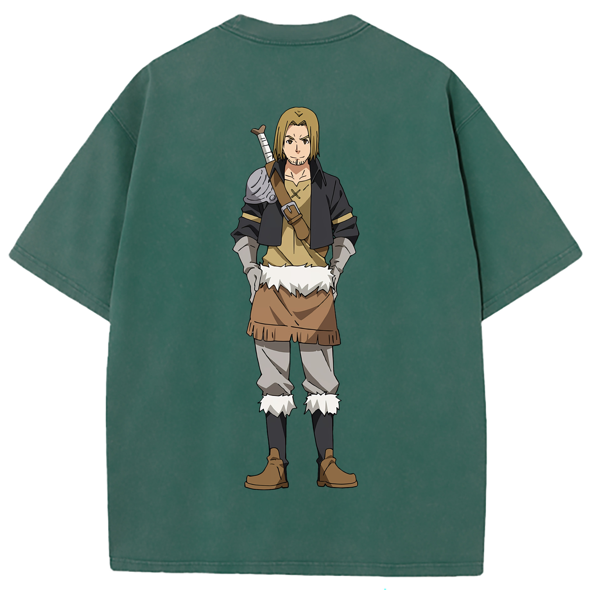 （画像用） 転スラ Regarding Reincarnated to Slime 綿100% ヴィンテージ風 半袖Tシャツ（背面プリント）